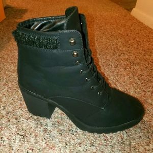 Lace-Up Booties